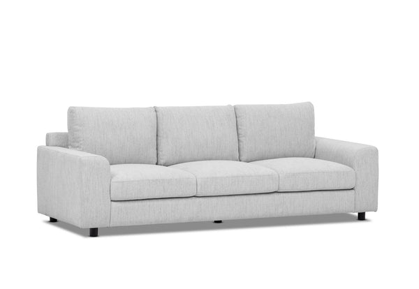 VERONICA FABRIC 3 SEATER SOFA STONE