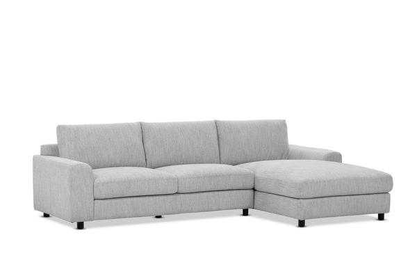 VERONICA FABRIC 3 SEAT RHF CHAISE STONE