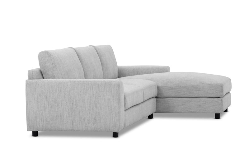 VERONICA FABRIC 3 SEAT RHF CHAISE STONE