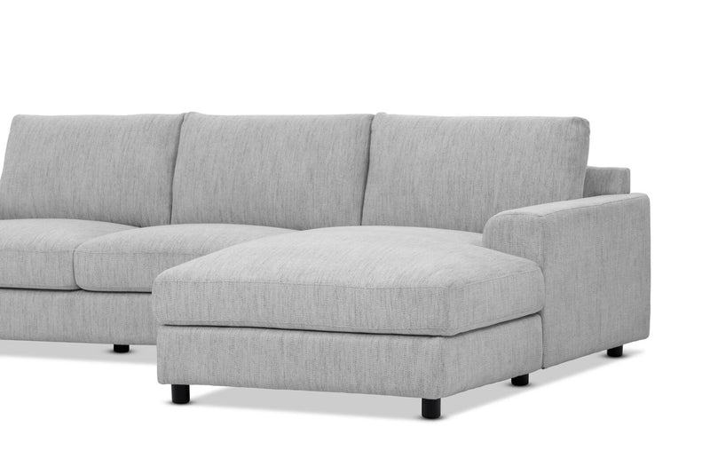 VERONICA FABRIC 3 SEAT RHF CHAISE STONE