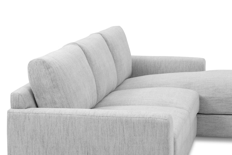 VERONICA FABRIC 3 SEAT RHF CHAISE STONE