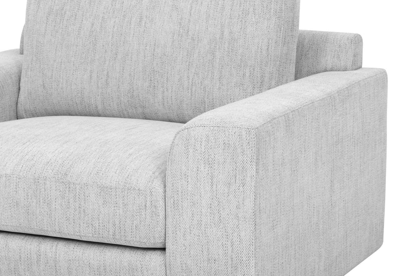 VERONICA FABRIC ACCENT CHAIR STONE