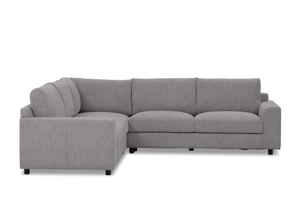 VERONICA FABRIC CORNER LOUNGE GREY