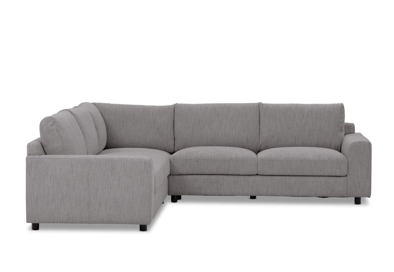 VERONICA FABRIC CORNER LOUNGE GREY