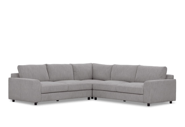 VERONICA FABRIC CORNER LOUNGE GREY