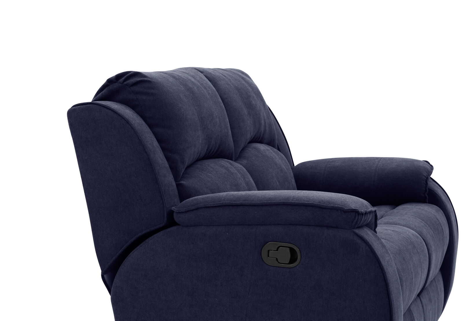 KAYDEN FABRIC 2 SEATER WITH RECLINERS NAVY