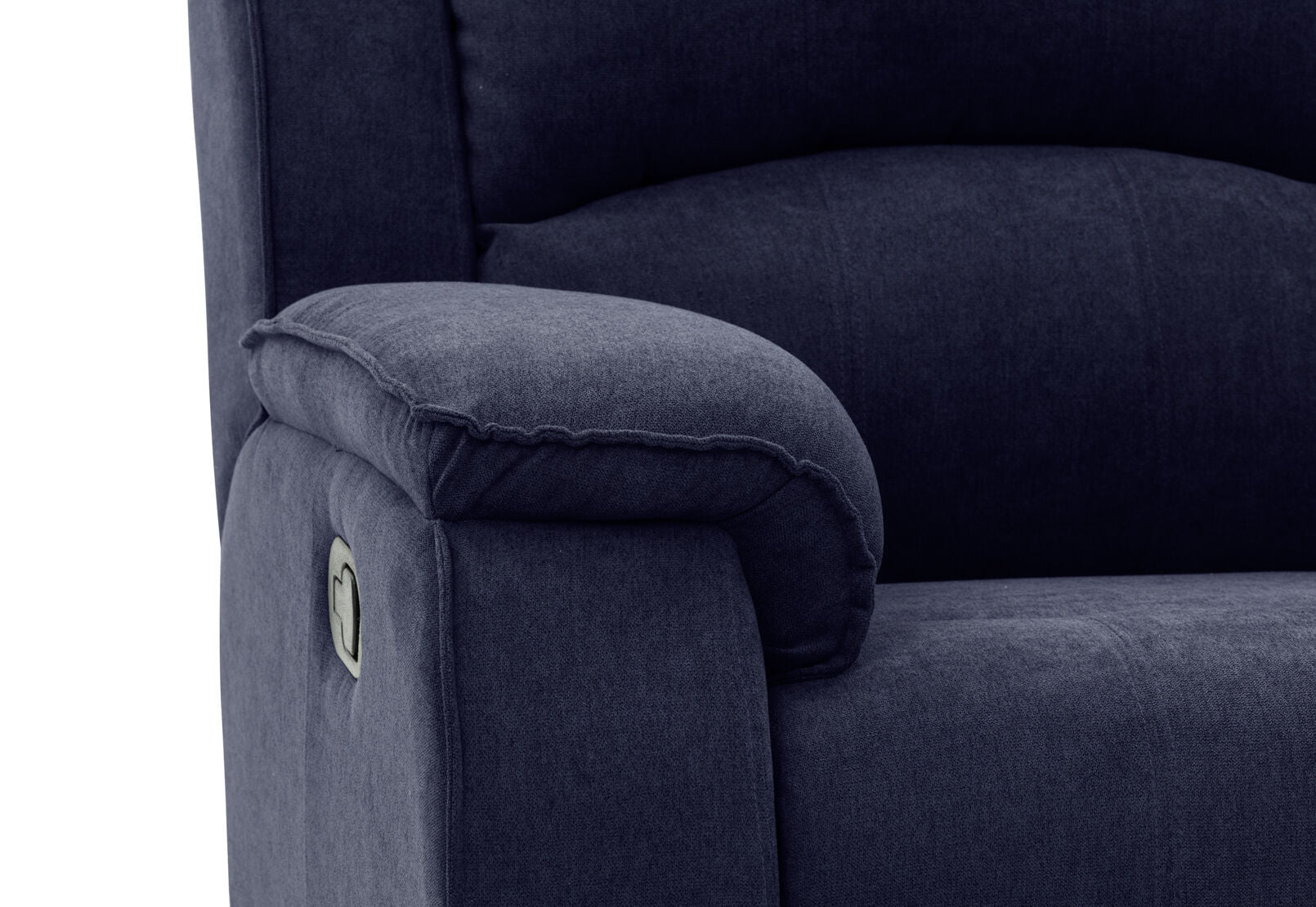 KAYDEN FABRIC 3 SEATER WITH RECLINERS NAVY
