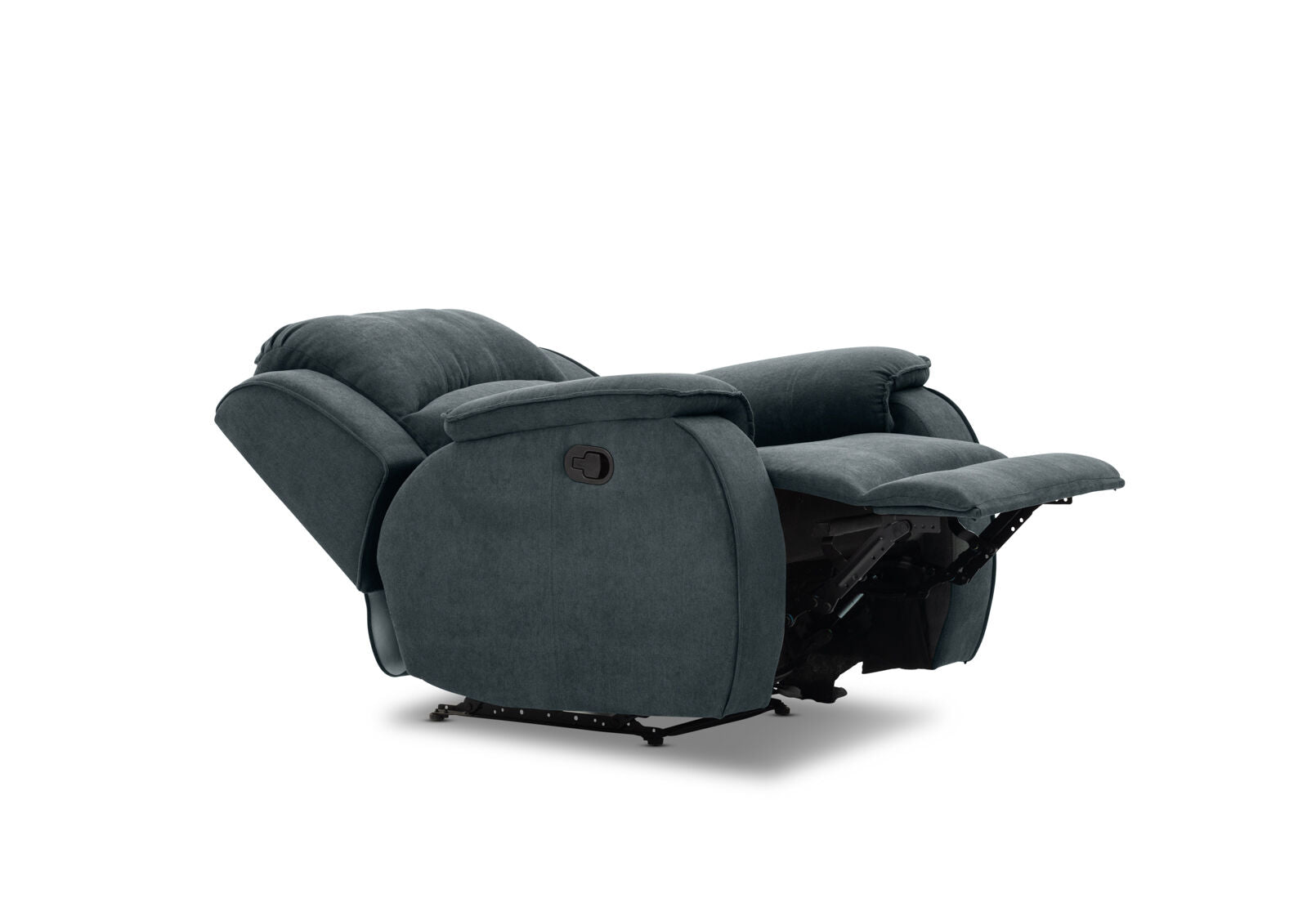 KAYDEN FABRIC RECLINER DARK GREY