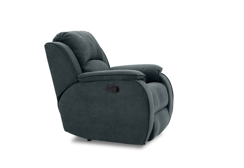 KAYDEN FABRIC RECLINER DARK GREY