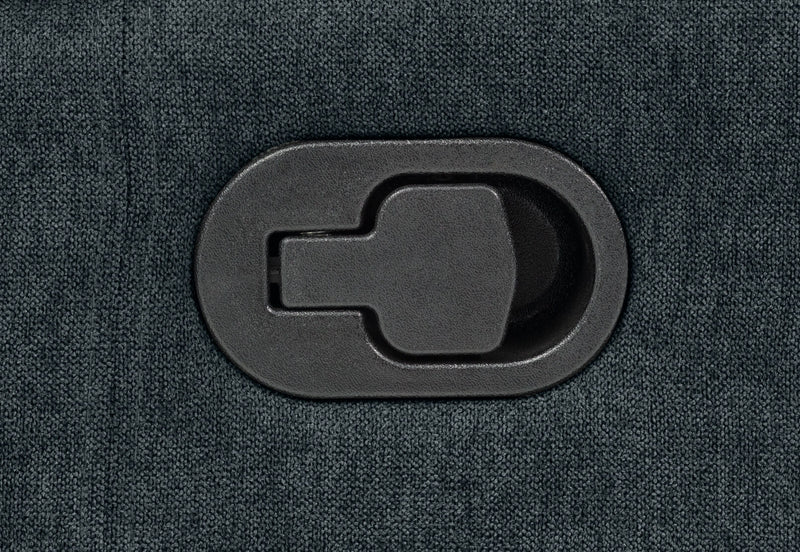 KAYDEN FABRIC RECLINER DARK GREY