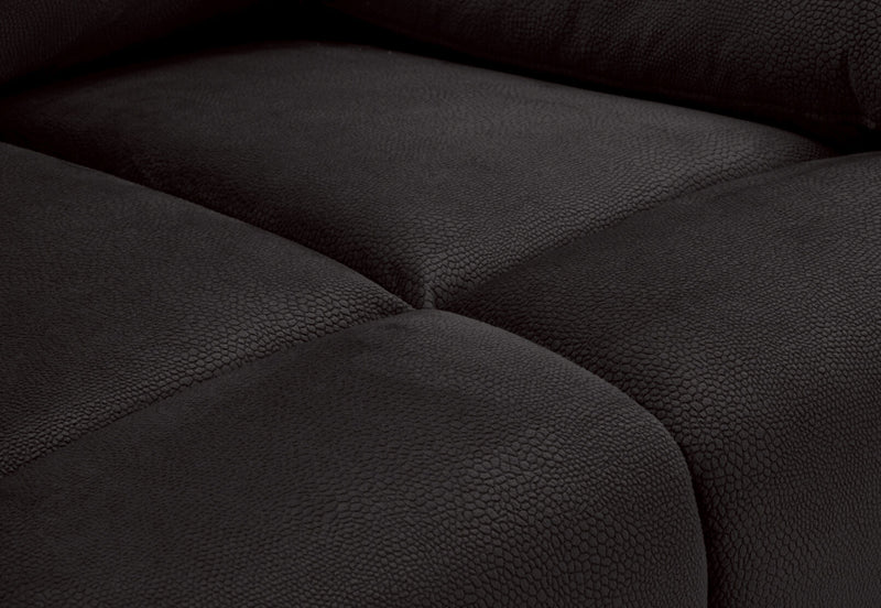 LEBRON FABRIC 2 SEATER WITH RECLINERS AND CONSOLE CHARCOAL