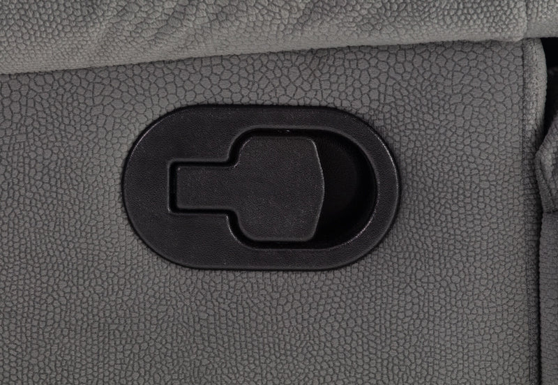 LEBRON FABRIC RECLINER DARK GREY