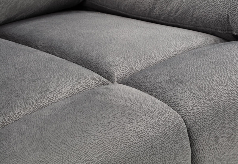 LEBRON FABRIC RECLINER DARK GREY