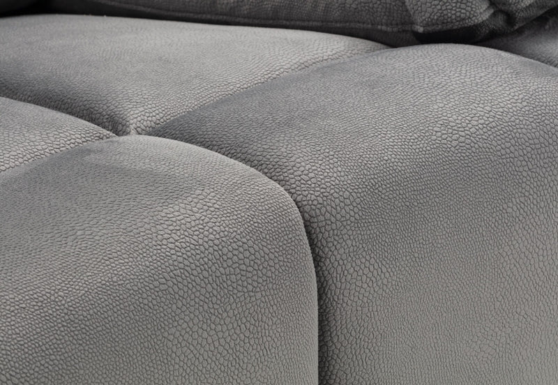 LEBRON FABRIC RECLINER DARK GREY