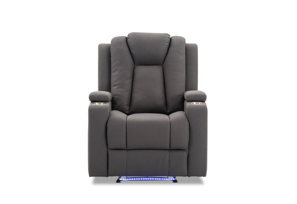TRAVIS FABRIC RECLINER STEEL