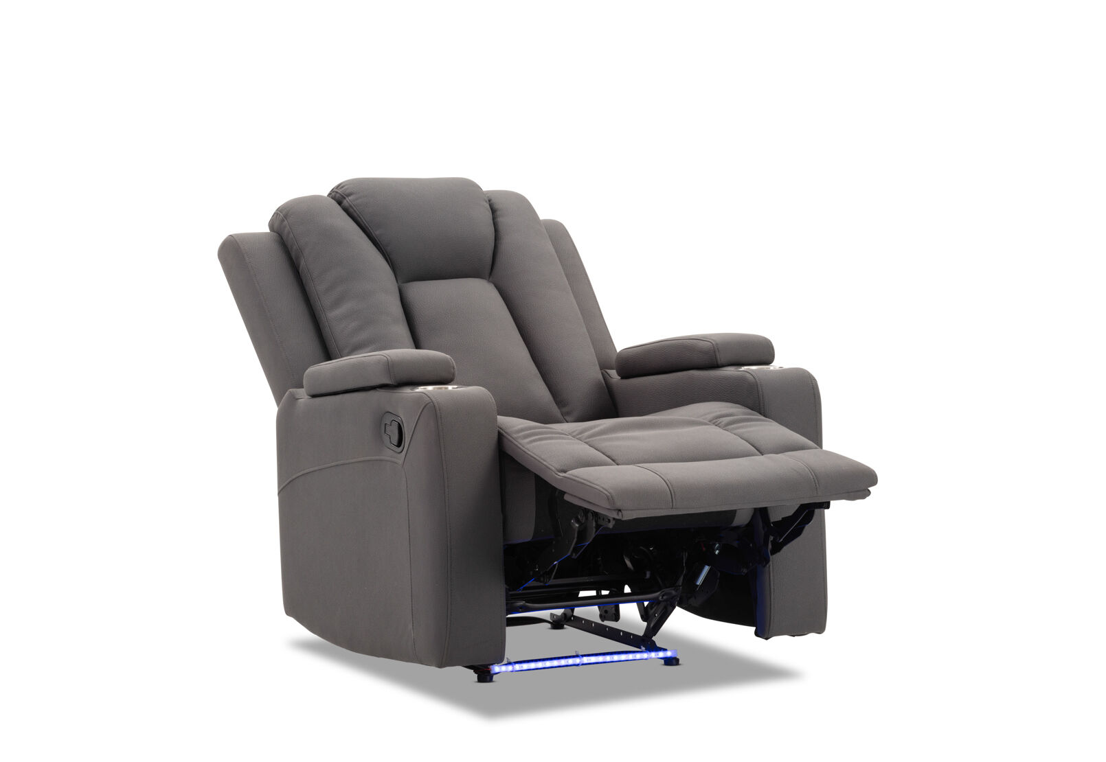 TRAVIS FABRIC RECLINER STEEL