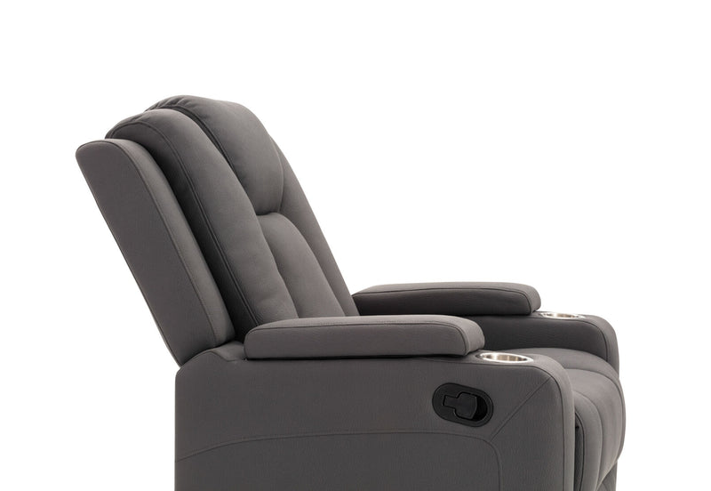 TRAVIS FABRIC RECLINER STEEL