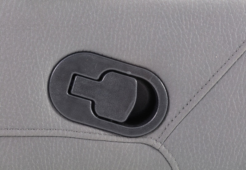 TRAVIS FABRIC 2 SEATER WITH RECLINERS AND CONSOLE STEEL