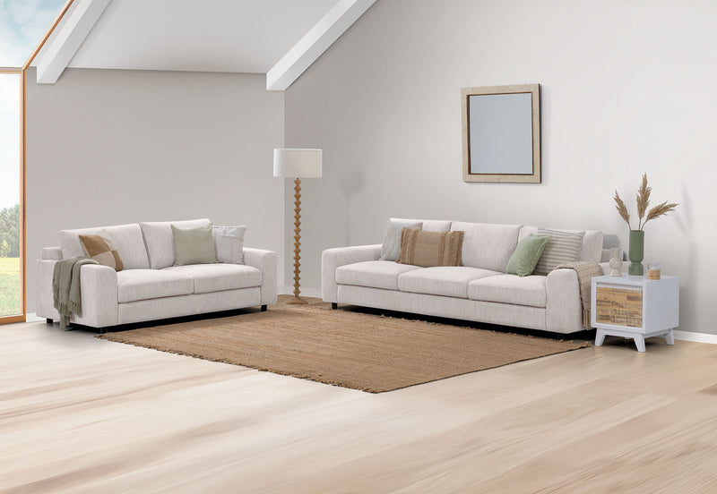 VERONICA FABRIC 2 SEATER SOFA PLATINUM