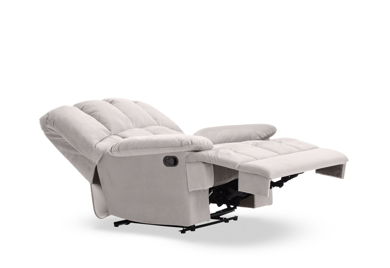 LEBRON FABRIC RECLINER LIGHT GREY