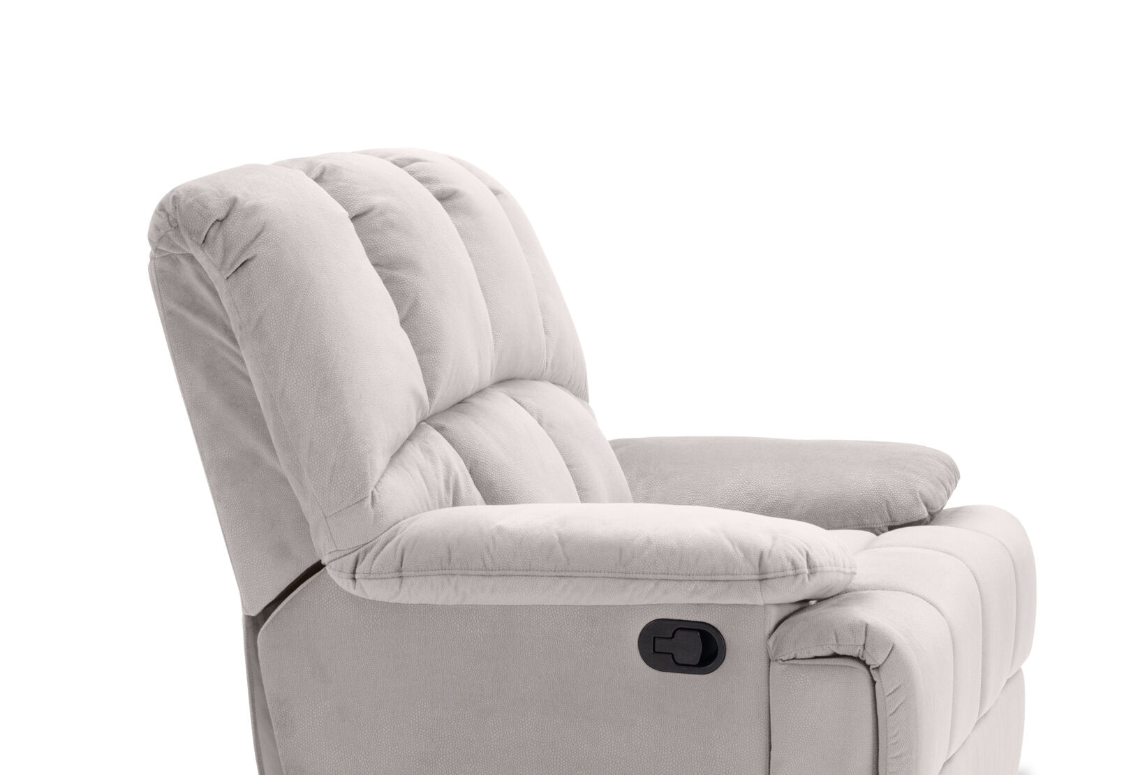LEBRON FABRIC RECLINER LIGHT GREY