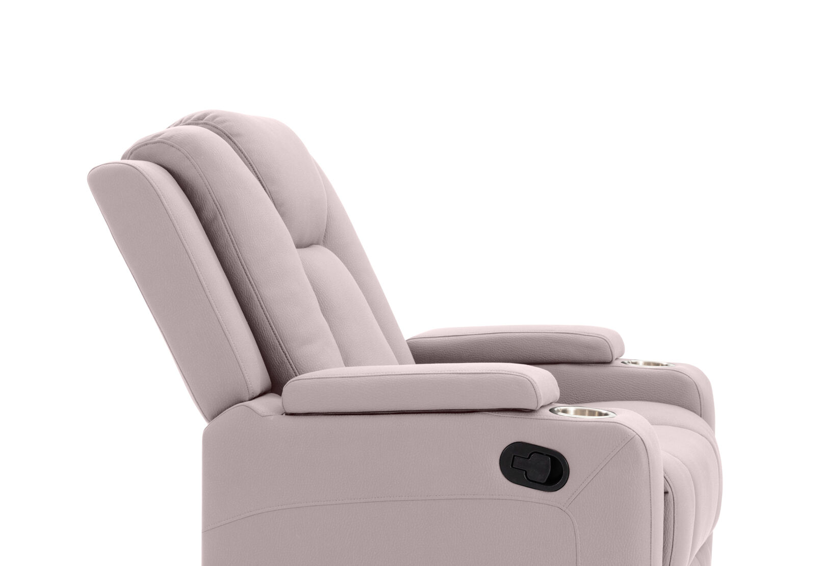 TRAVIS FABRIC RECLINER LIGHT GREY