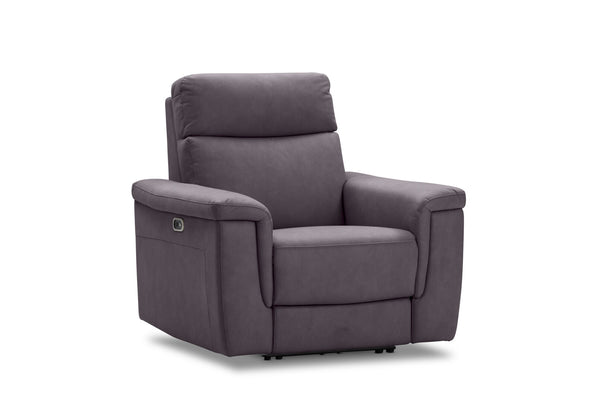 SERGIO FABRIC ELECTRIC RECLINER CHARCOAL