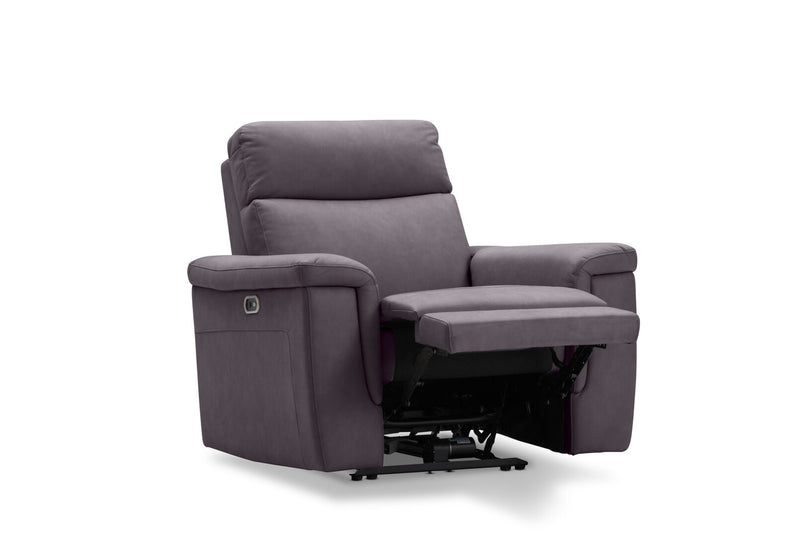 SERGIO FABRIC ELECTRIC RECLINER CHARCOAL