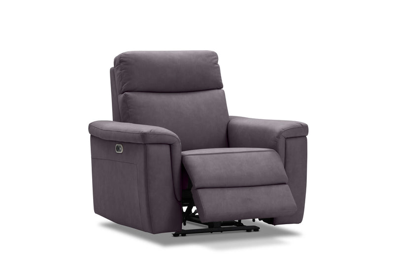 SERGIO FABRIC ELECTRIC RECLINER CHARCOAL