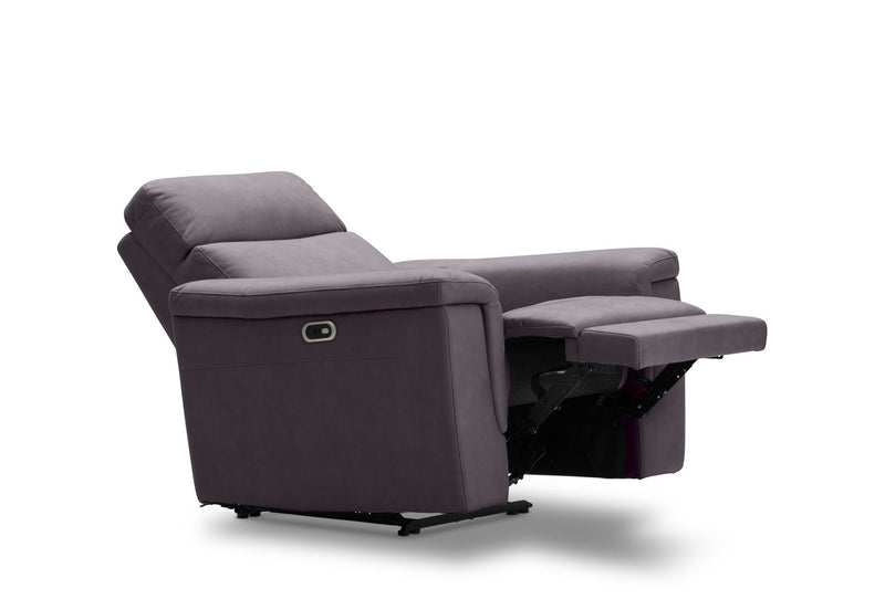 SERGIO FABRIC ELECTRIC RECLINER CHARCOAL