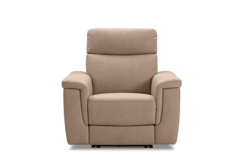 SERGIO FABRIC ELECTRIC RECLINER STONE