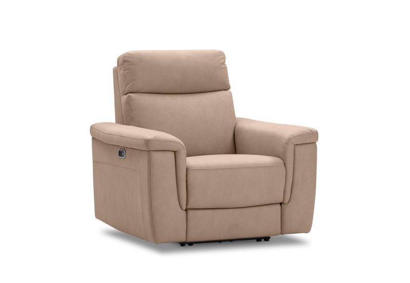 SERGIO FABRIC ELECTRIC RECLINER STONE