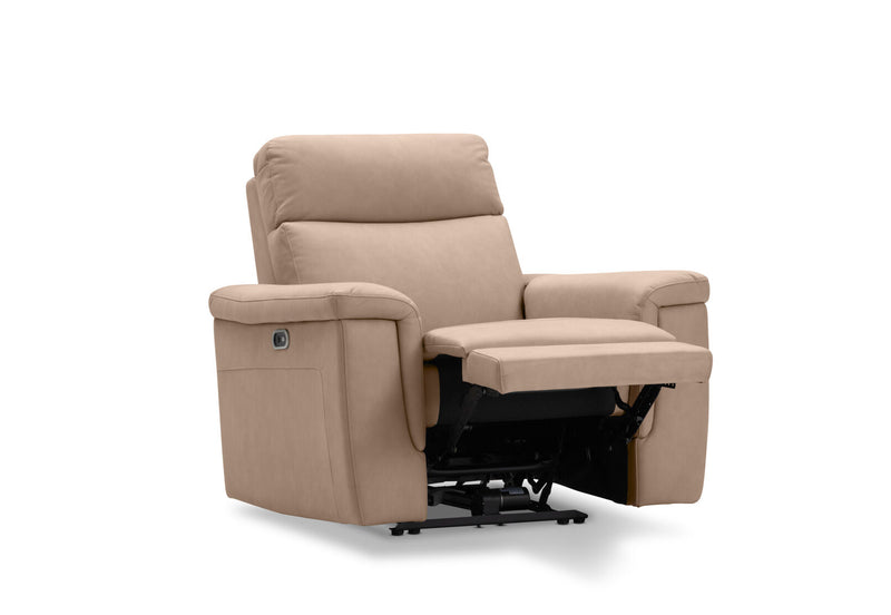 SERGIO FABRIC ELECTRIC RECLINER STONE
