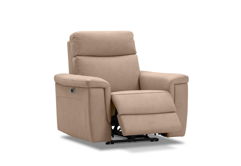 SERGIO FABRIC ELECTRIC RECLINER STONE