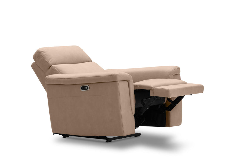 SERGIO FABRIC ELECTRIC RECLINER STONE