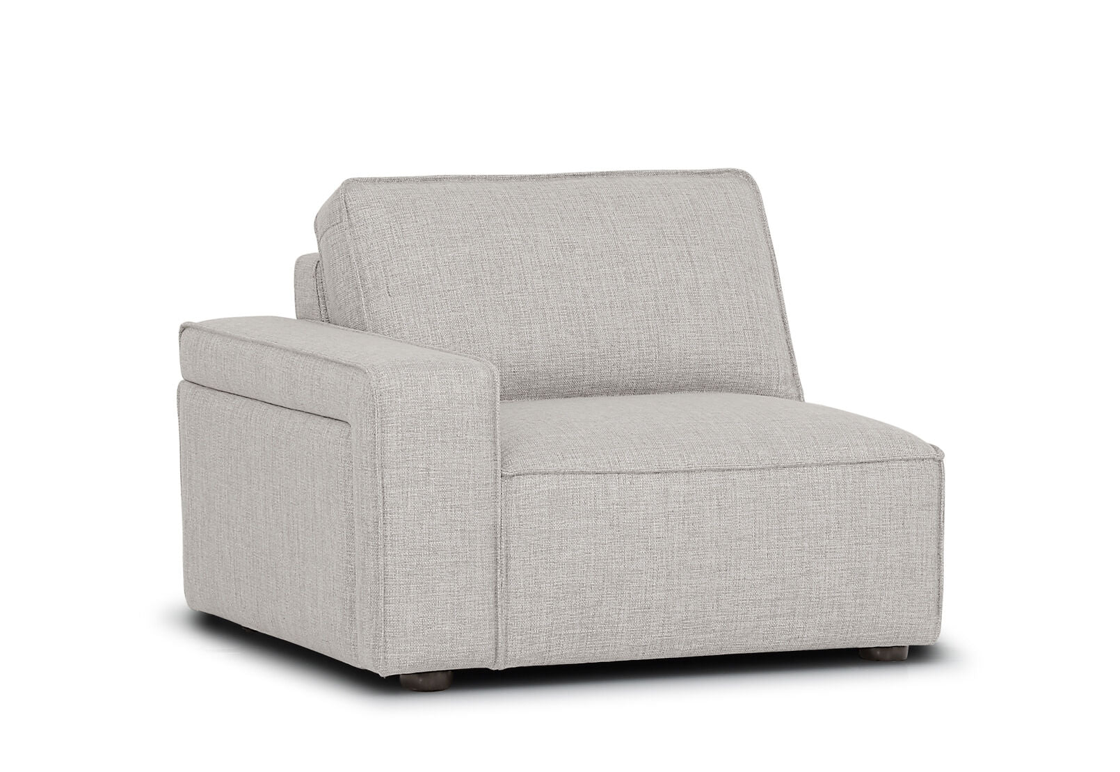 BARTELLE FABRIC MODULAR LHF CHAIR SEASHELL