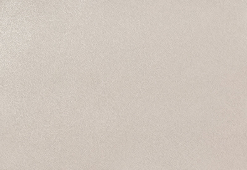 BARTELLE LEATHER OTTOMAN SILK GREY