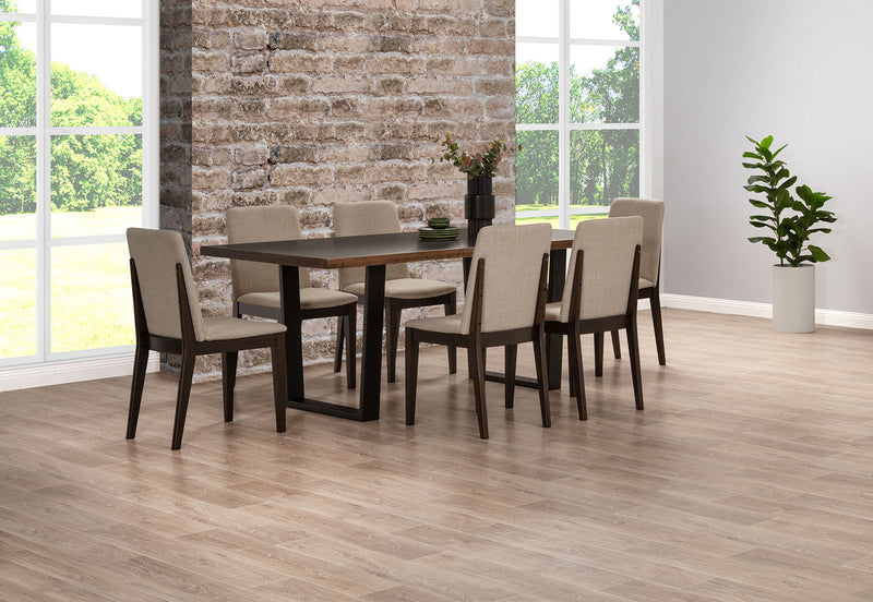 NERO 1800 DINING TABLE DARK WALNUT