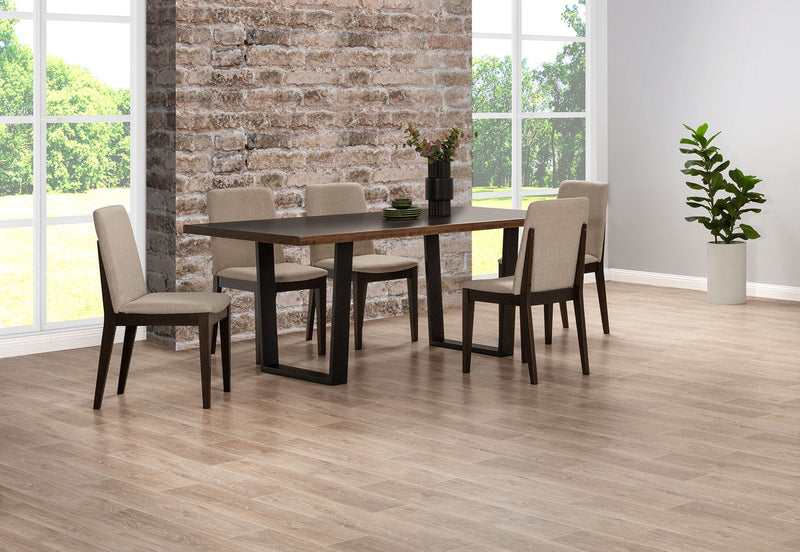 NERO 1800 DINING TABLE DARK WALNUT