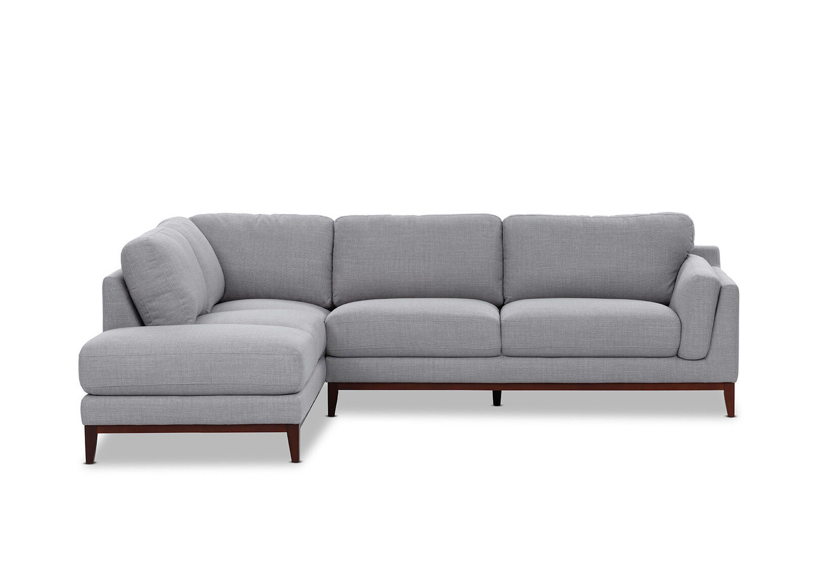 LAURIE CORNER LHF CHAISE LIGHT GREY