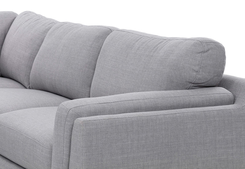 LAURIE CORNER LHF CHAISE LIGHT GREY