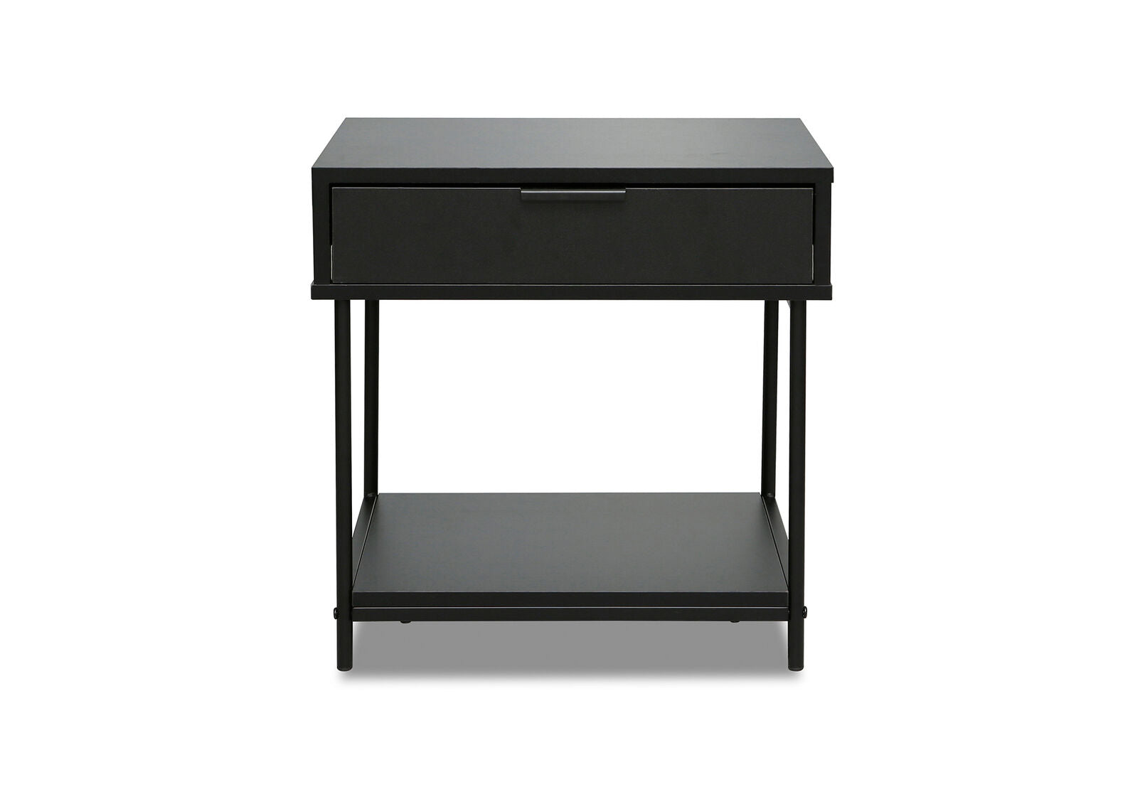 HESTER BLACK BEDSIDE TABLE BLACK