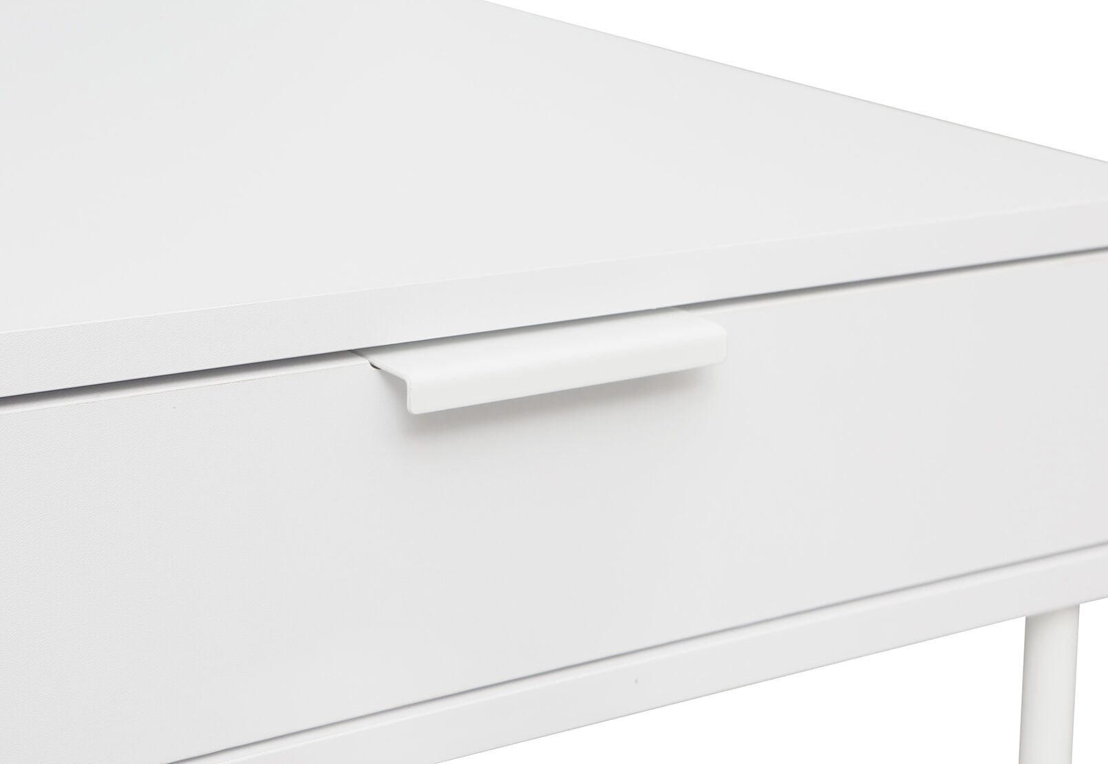 HESTER WHITE BEDSIDE TABLE WHITE
