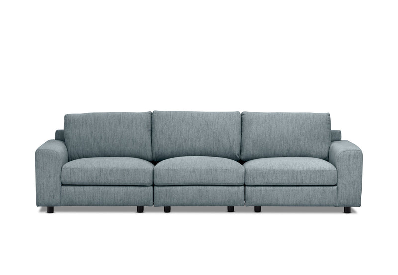 VERONICA FABRIC 3.5 SEATER MODULAR LOUNGE TEAL