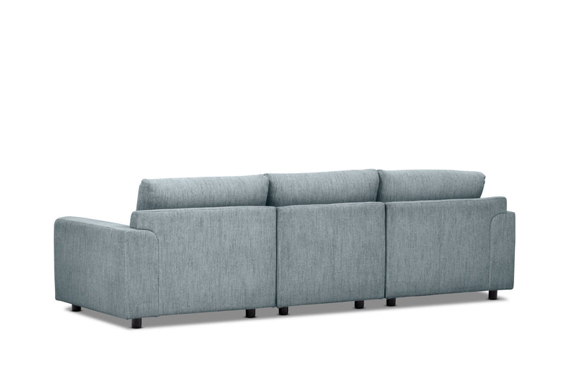 VERONICA FABRIC 3.5 SEATER MODULAR LOUNGE TEAL