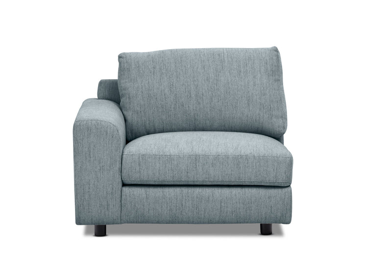 VERONICA FABRIC 3.5 SEATER MODULAR LOUNGE TEAL