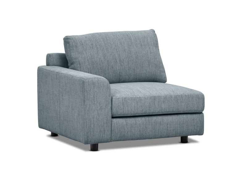 VERONICA FABRIC 3.5 SEATER MODULAR LOUNGE TEAL