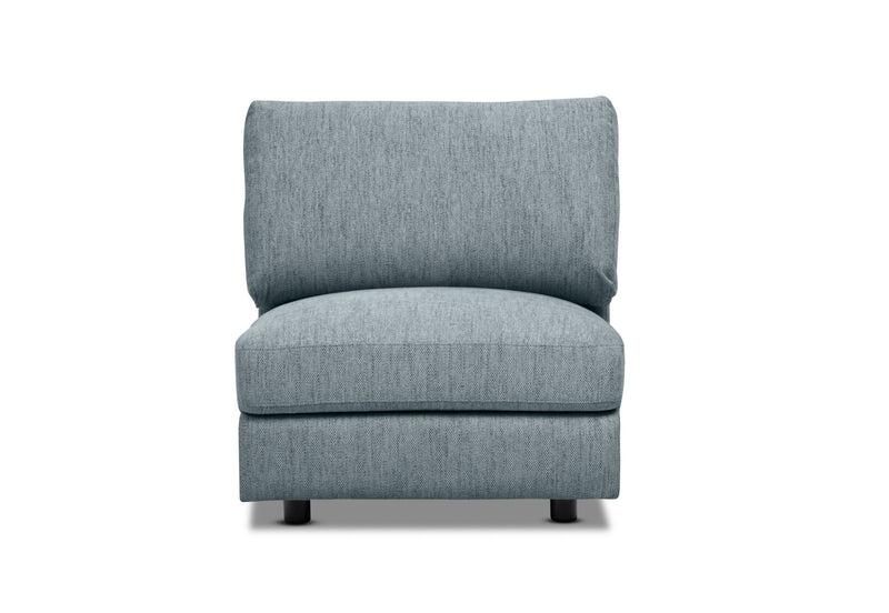 VERONICA FABRIC 3.5 SEATER MODULAR LOUNGE TEAL