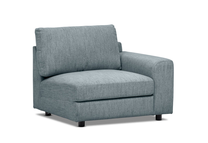 VERONICA FABRIC 3.5 SEATER MODULAR LOUNGE TEAL