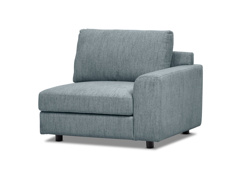 VERONICA FABRIC 3.5 SEATER MODULAR LOUNGE TEAL
